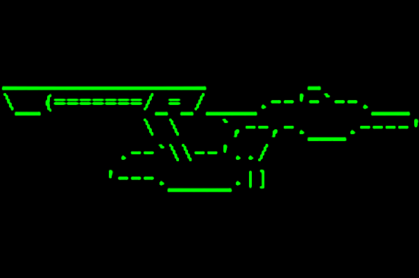 USS Enterprise in Ascii