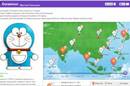 Doraemon interactive trending map big data