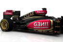 Lotus F1 car with EMC logo