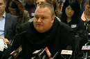 Kim Dotcom at the NZ parliamentary hearing