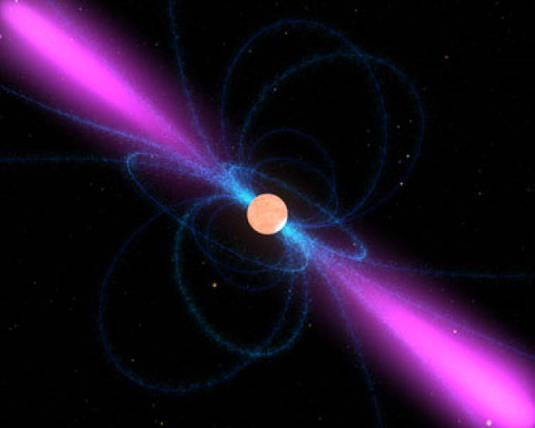 A supramassive neutron star on its way to becoming a 'blitzar'