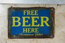Sign, Free Beer Here (Tomorrow Only)