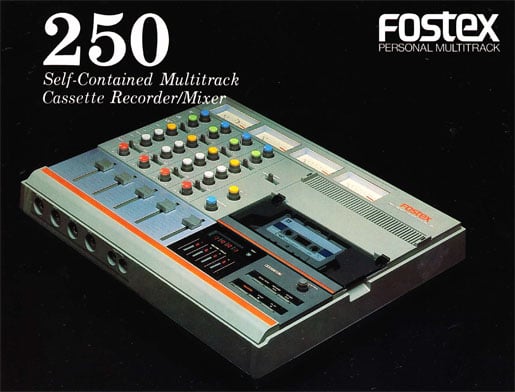 Fostex 250 multitrack cassette recorder