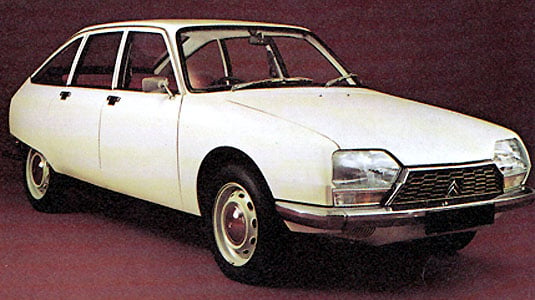 Citröen GS car from the 1970s