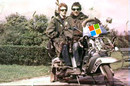 Old scanned snap of two "Mods" on a scooter. By Sergio Calleja http://www.flickr.com/photos/24899877@N00/101627303 Licensed under Creative Commons Attribution-Share Alike 2.0 Generic
