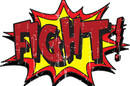 Fight sticker