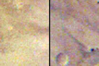 New meteorite crater on mars