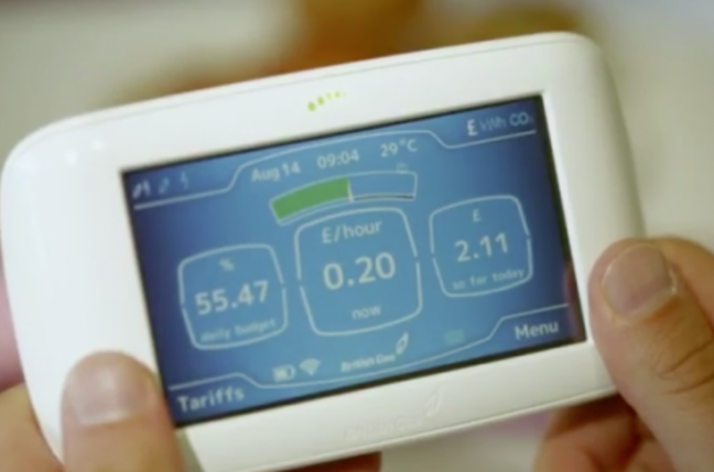 British Gas smart meter