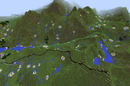 Snowdonia on the new GB Minecraft 2 map
