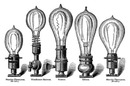 Vintage electric lamps