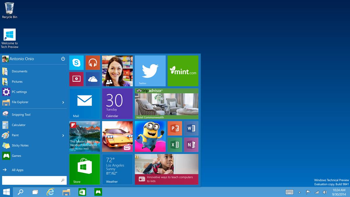 Microsoft WINDOWS 10: Seven ATE Nine. Or Eight did really ...