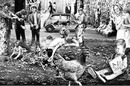 Gee Vaucher artwork – Feeding of the 5000 by Crass