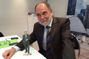 Joseph Reger, Fujitsu cto, with his 3D-printed doppelganger