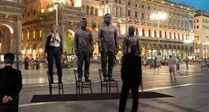 How the bronze statue of Assange, Snowden and Manning would look