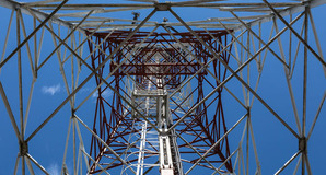 Cell tower, view from below. Image by Shutterstock.com 