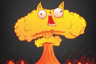 Exploding Kitten Goal Cartoon