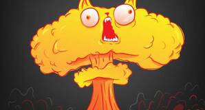 Exploding Kitten Goal Cartoon