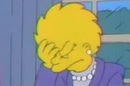 President Lisa Simpson face palm