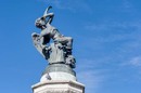 The Fountain of the Fallen Angel (Fuente del Angel Caido) or Monument of the Fallen Angel, a highlight of the Buen Retiro Park in Madrid, Spain. Photo by Anibal Trejo/Shutterstock