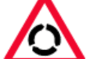 Warning: roundabout