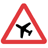 Low-flying aircraft sign