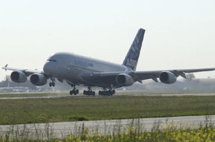 Airbus A380 lift-off. Picture courtesy of Airbus
