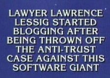 Nationwide fame: Lessig on Jeopardy