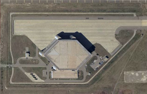 Air Force One hanger at Andrews Air Force Base