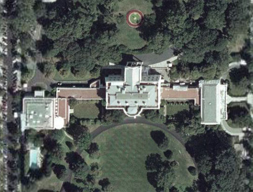 The White House roof in all its glory