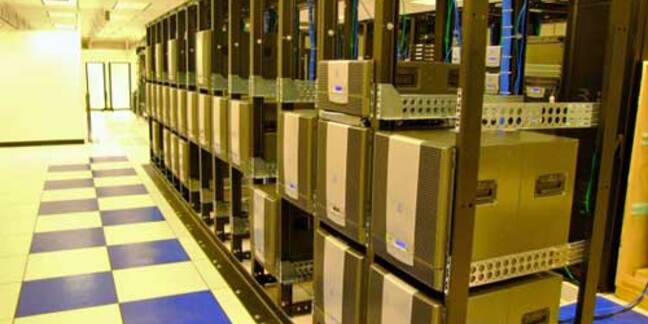 Shows a rack of Azul appliances.