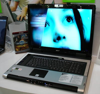 acer aspire 9800 20.1in HD DVD notebook