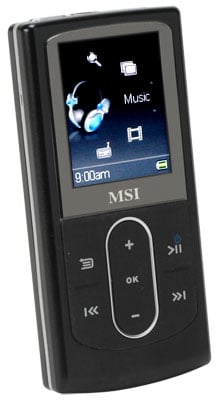 msi p640 hdd digital music player