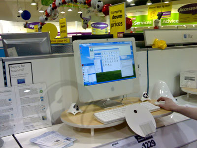 pc world's windows xp-running imac