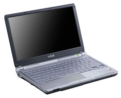 sony vaio tx3xp notebook