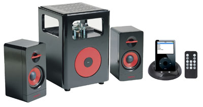 sonic gear i-steroid 2 valve amp and 2.1 speakers