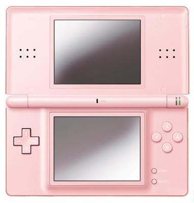 nintendo ds lite noble pink