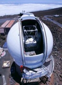 The PS1 telescope. Photo: Pan-STARRS/University of Hawaii