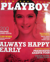 The first issue of Indonesian Playboy