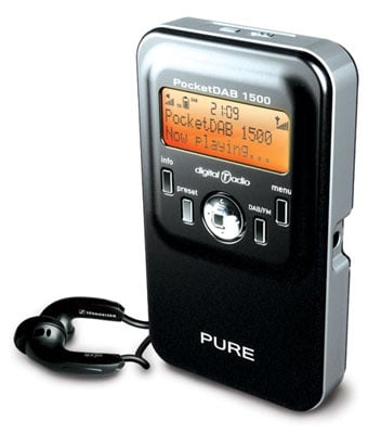 pure pocketdab 1500 digital radio