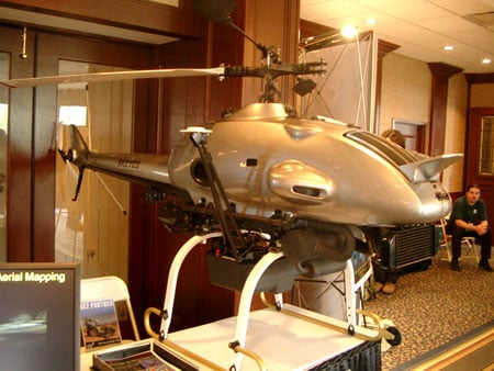 Photo of a surveillance helicopter 