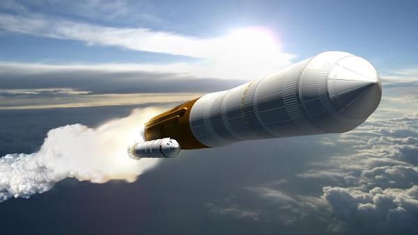 NASA artist's impression of Ares V launch