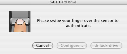 lacie safe biometric hard drive