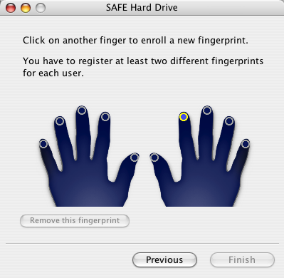 lacie safe biometric hard drive