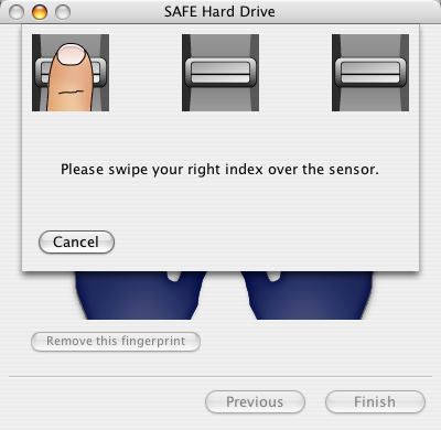 lacie safe biometric hard drive