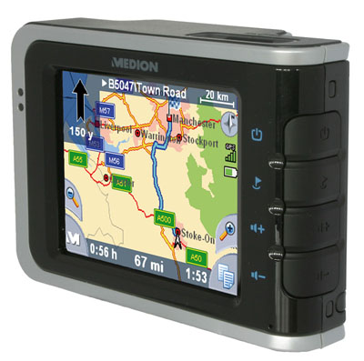 medion gopal pna 500 series gps sat nav gadget