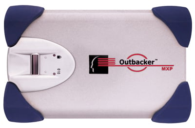 mxi security outbacker mxp 40gb biometric hard drive