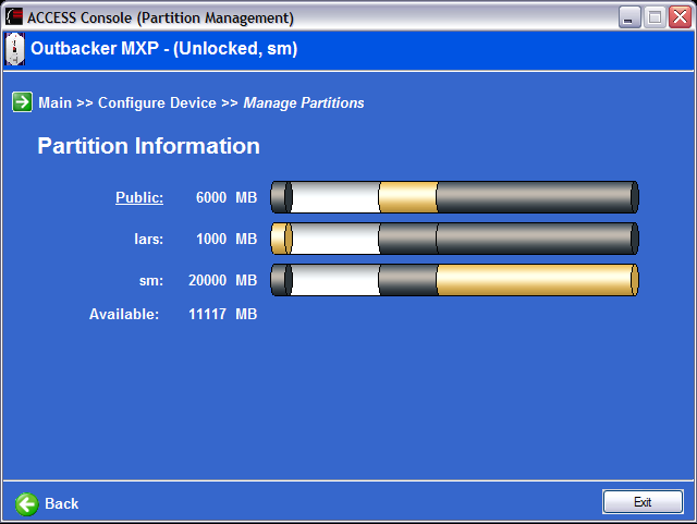 mxi security outbacker mxp 40gb biometric hard drive