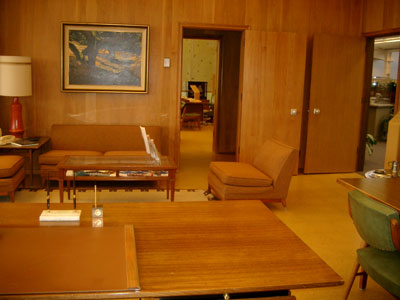 View from Packard's desk to Hewlett's desk