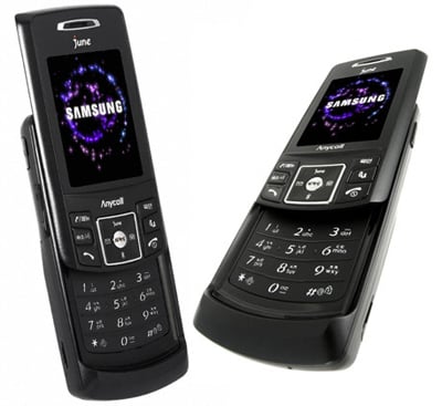 samsung sch-b500 slimline dmb slider phone