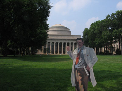 Shot of Terman figure at MIT